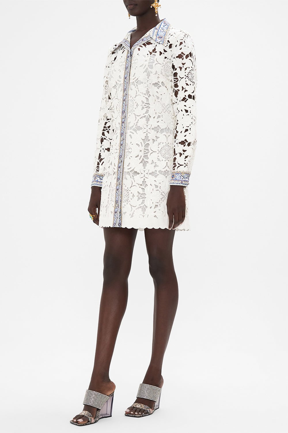 CAMILLA-Long Sleeve Tunic Dress-