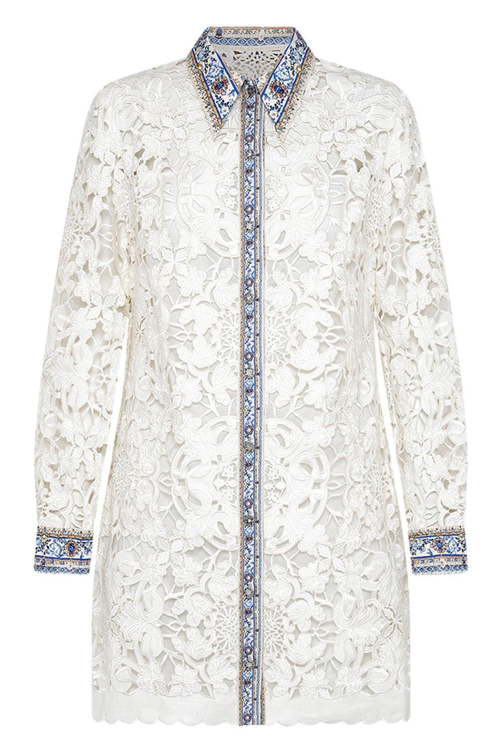 CAMILLA-Long Sleeve Tunic Dress-