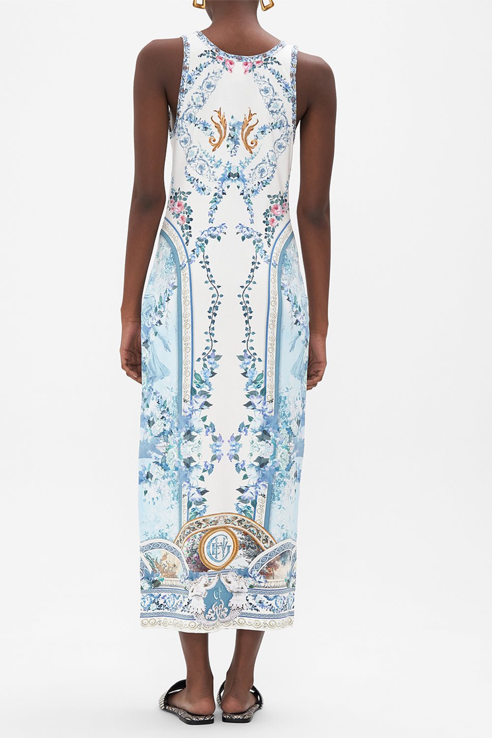 CAMILLA-Soop Neck Tank Dress-