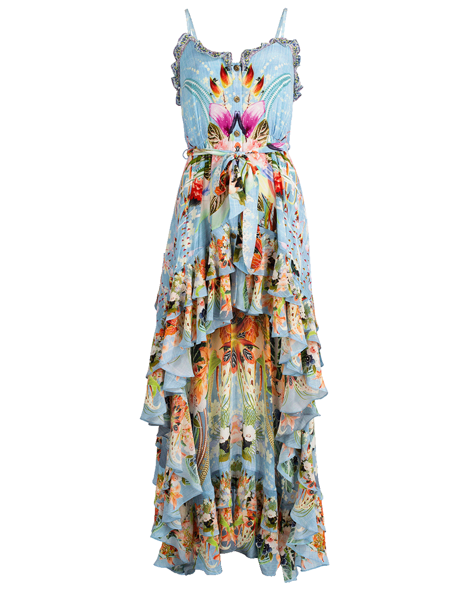 CAMILLA-Hi Low Button Down Dress-