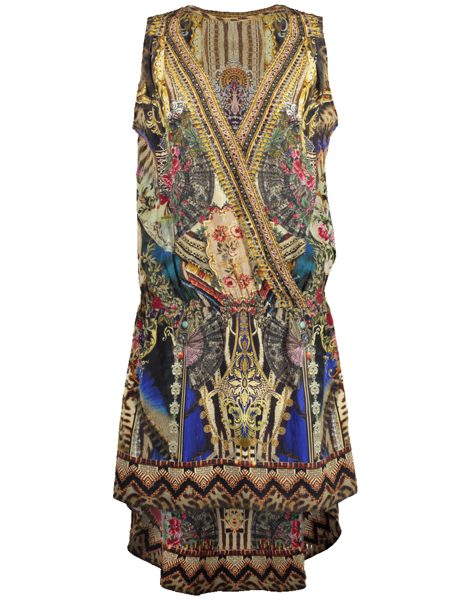 CAMILLA-Cross Over Front Dress-