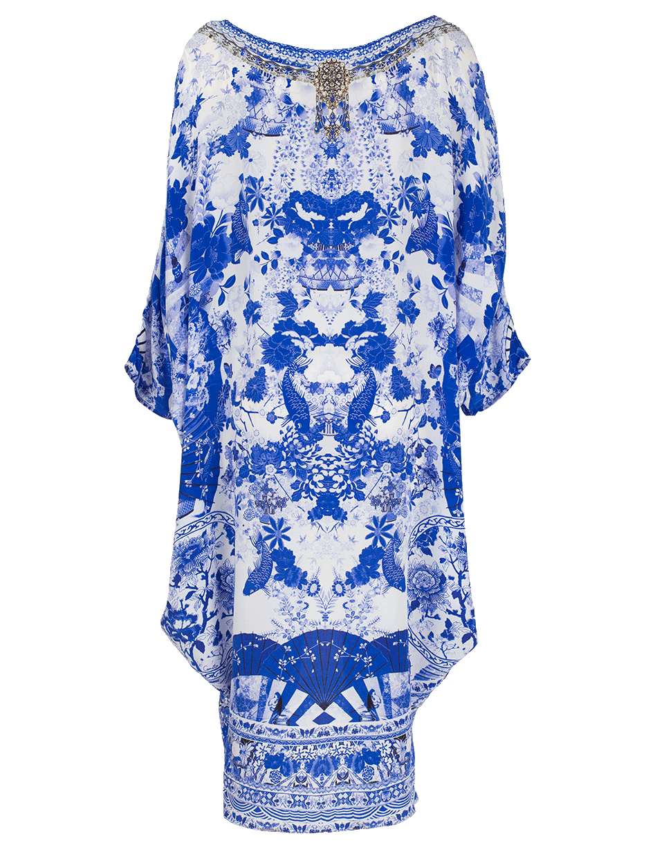 CAMILLA-Scoop Back Hem Dress-THE FAN