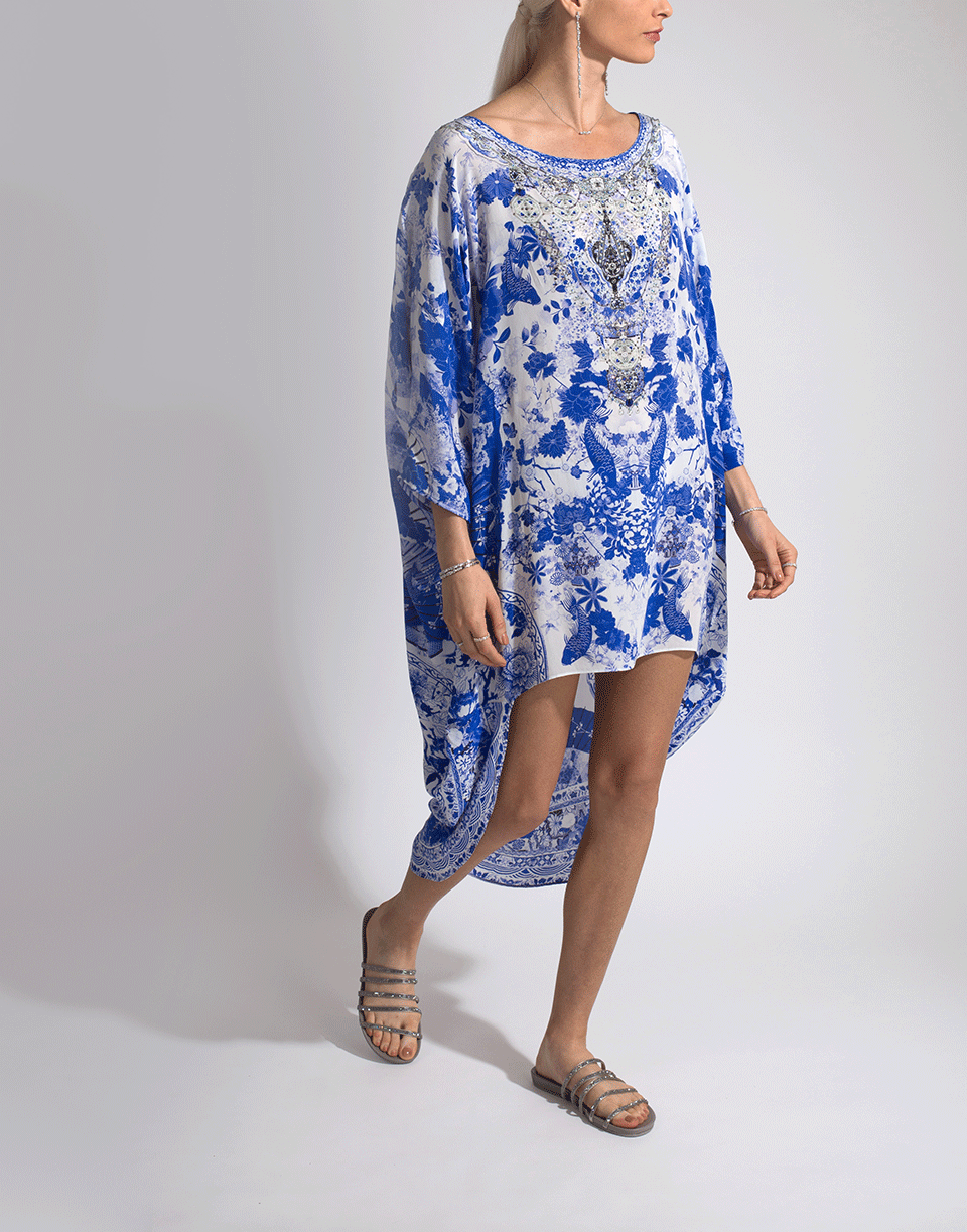 CAMILLA-Scoop Back Hem Dress-THE FAN