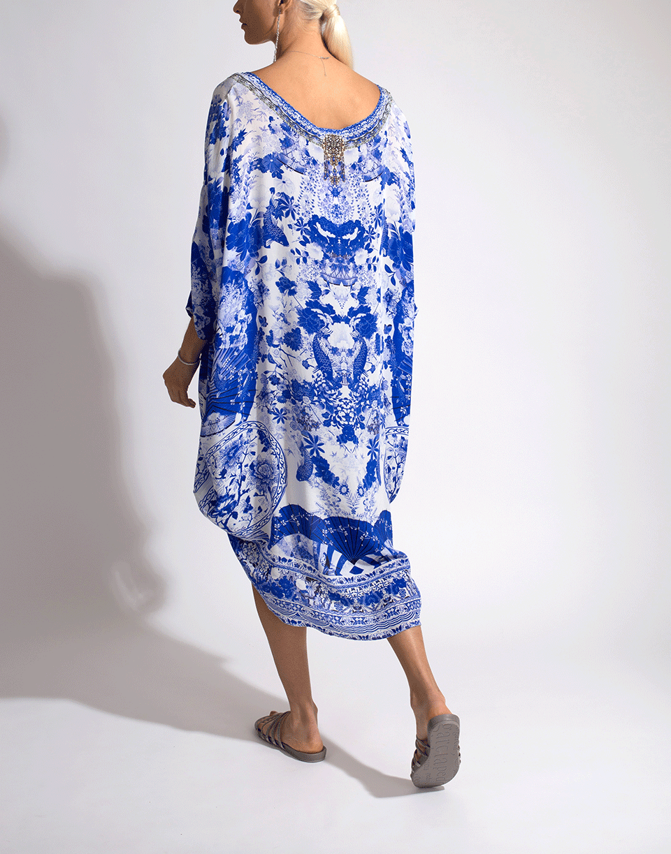 CAMILLA-Scoop Back Hem Dress-THE FAN