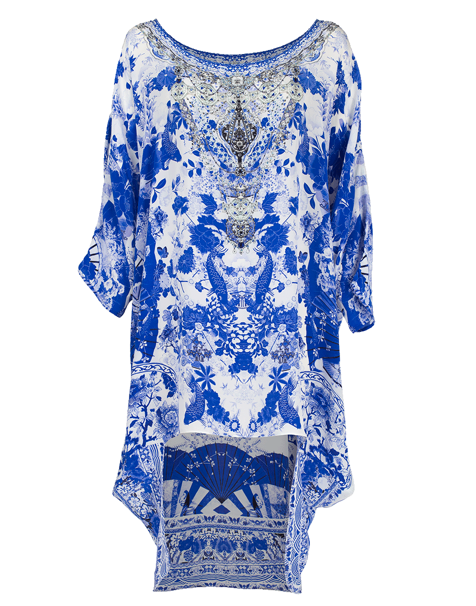 CAMILLA-Scoop Back Hem Dress-THE FAN