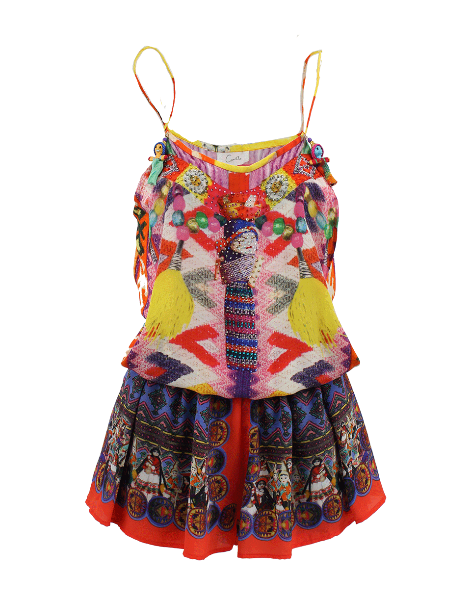 CAMILLA-Shoestring Worry Doll Playsuit-