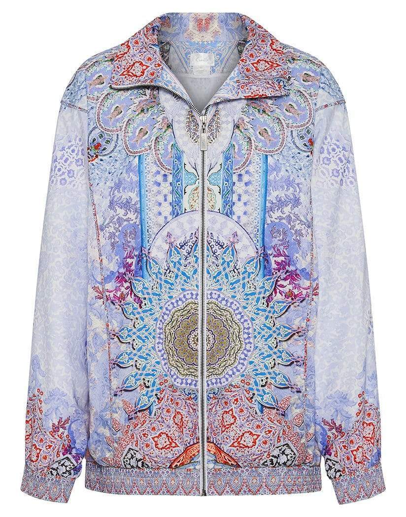 CAMILLA-Concubine Realm Zip Front Windbreaker Jacket-