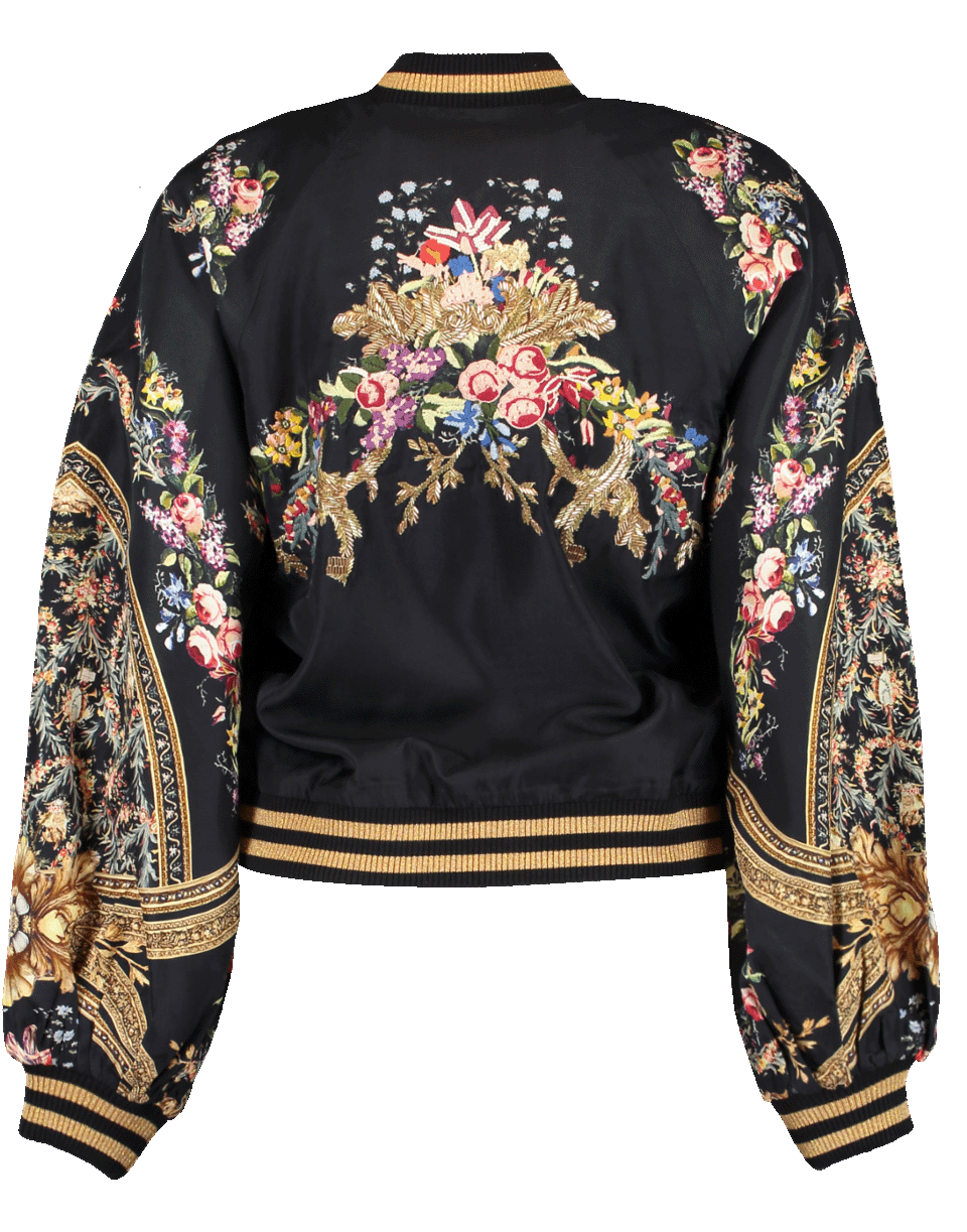 CAMILLA-Blouson Sleeve Bomber Jacket-