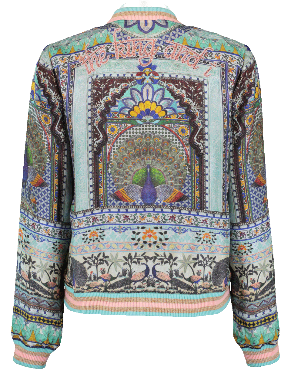 CAMILLA-Printed Bomber Jacket-
