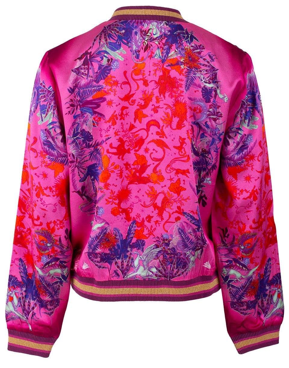 CAMILLA-Tropic of Neon Bomber Jacket-