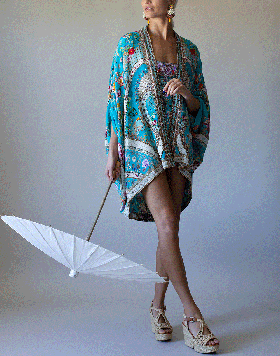 CAMILLA-A Sonnet for a Satine Short Cape-A SONNET FOR A SATINE