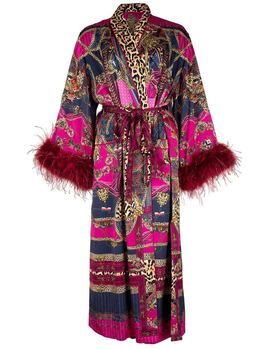 CAMILLA-Dining Hall Darling Long Robe With Flare Sleeve-DINING
