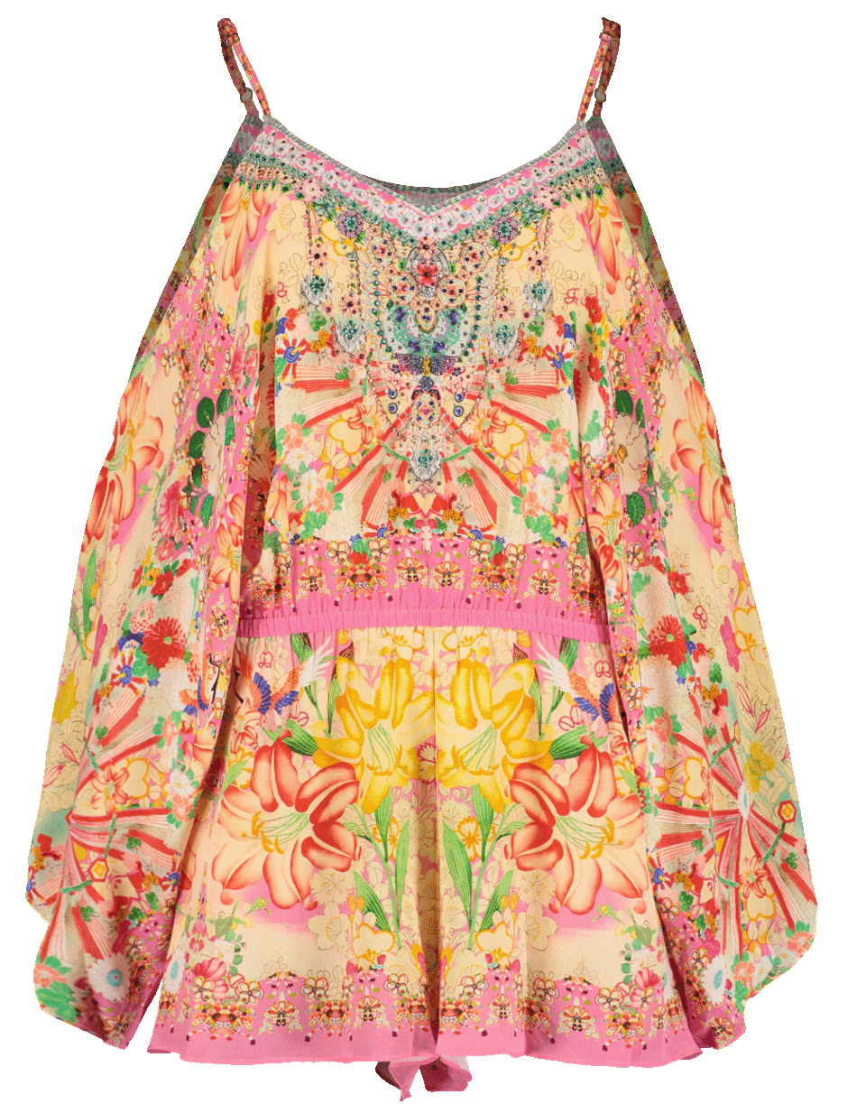 CAMILLA-Drop Shoulder Playsuit-