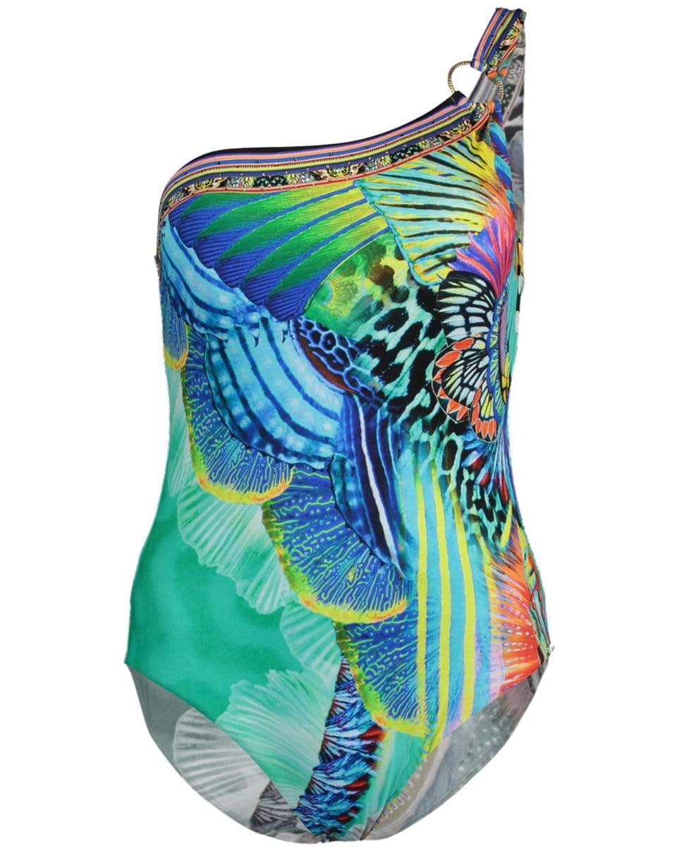 CAMILLA-Reef Warrior One Shoulder One Piece-