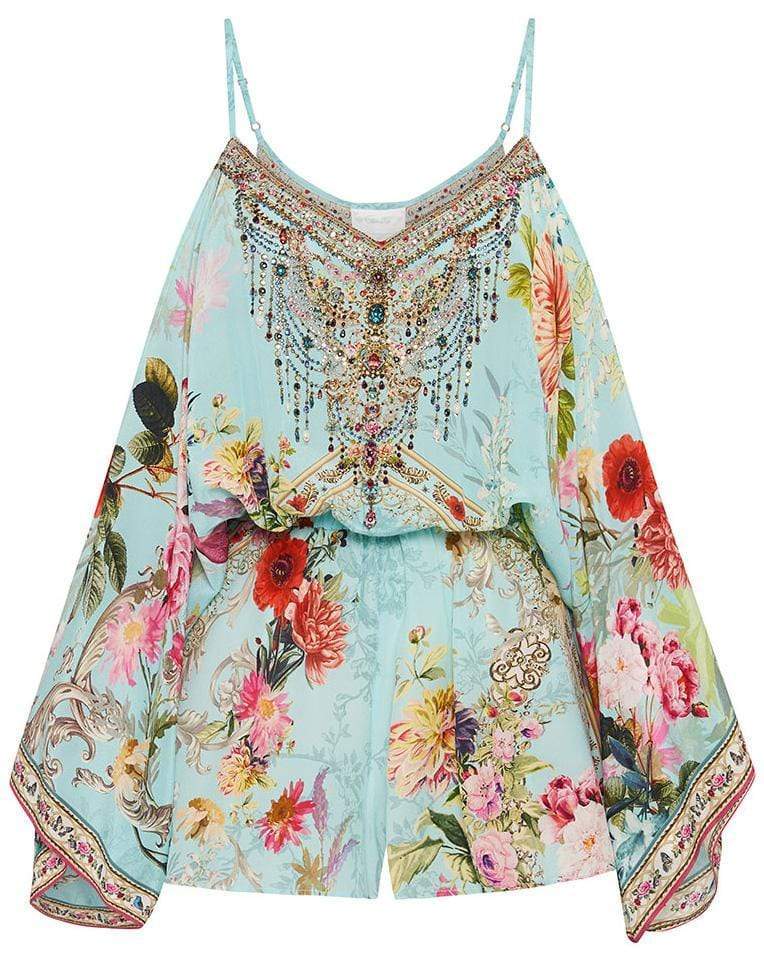 CAMILLA-A Royal Stitch Up Drop Shoulder Playsuit-