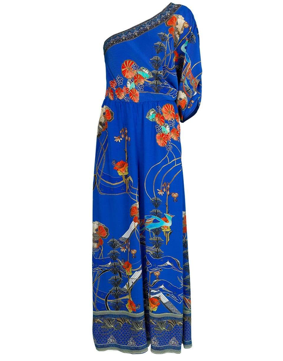 CAMILLA-Tree of Life One Shoulder Jumpsuit-