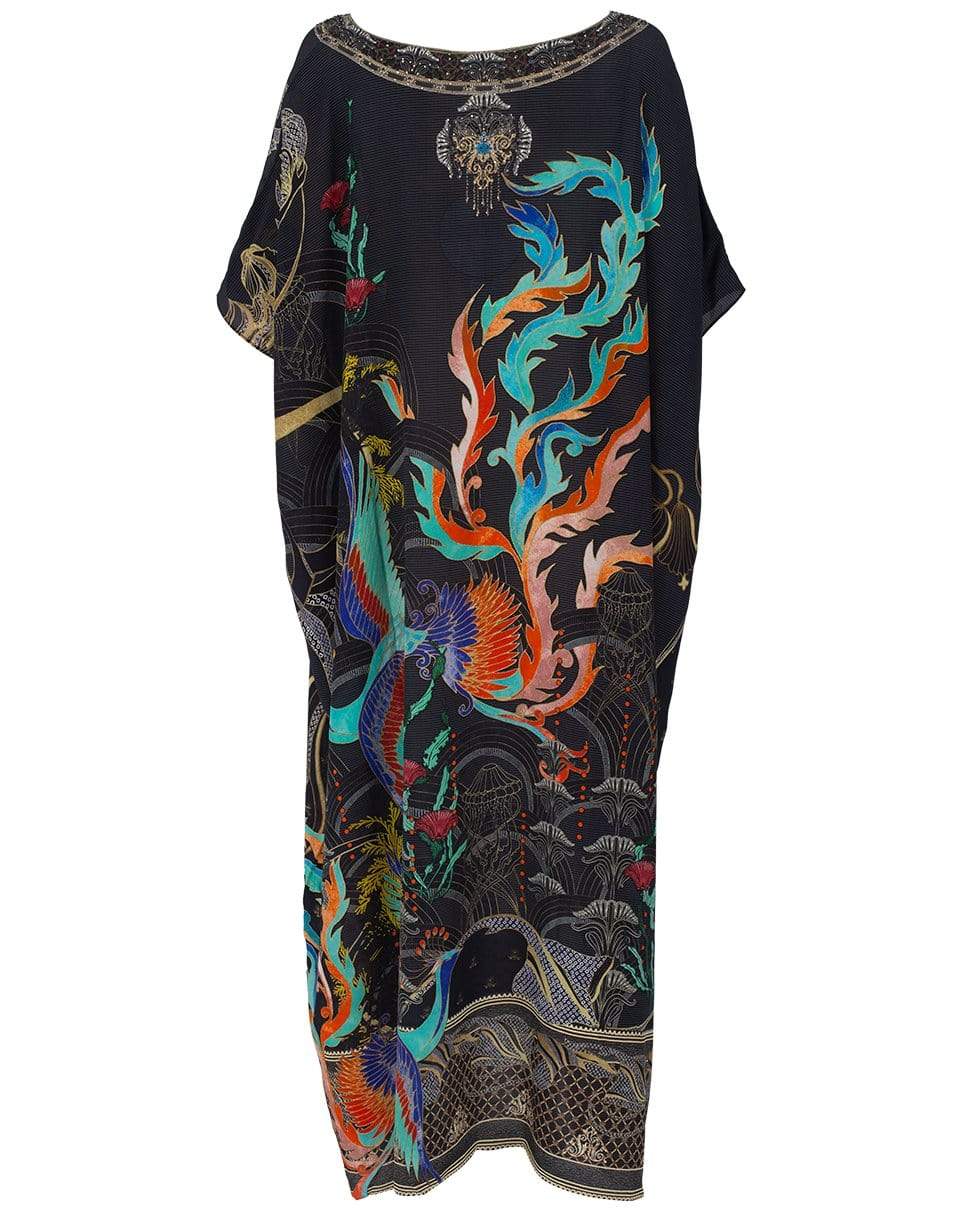 CAMILLA-Wise Wings Round Neck Kaftan-WISEWING