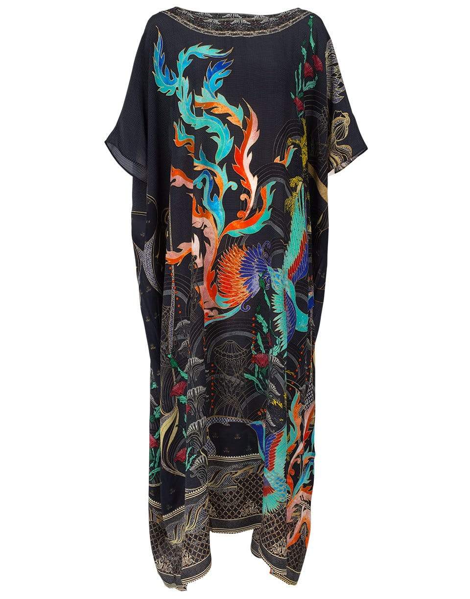 CAMILLA-Wise Wings Round Neck Kaftan-WISEWING