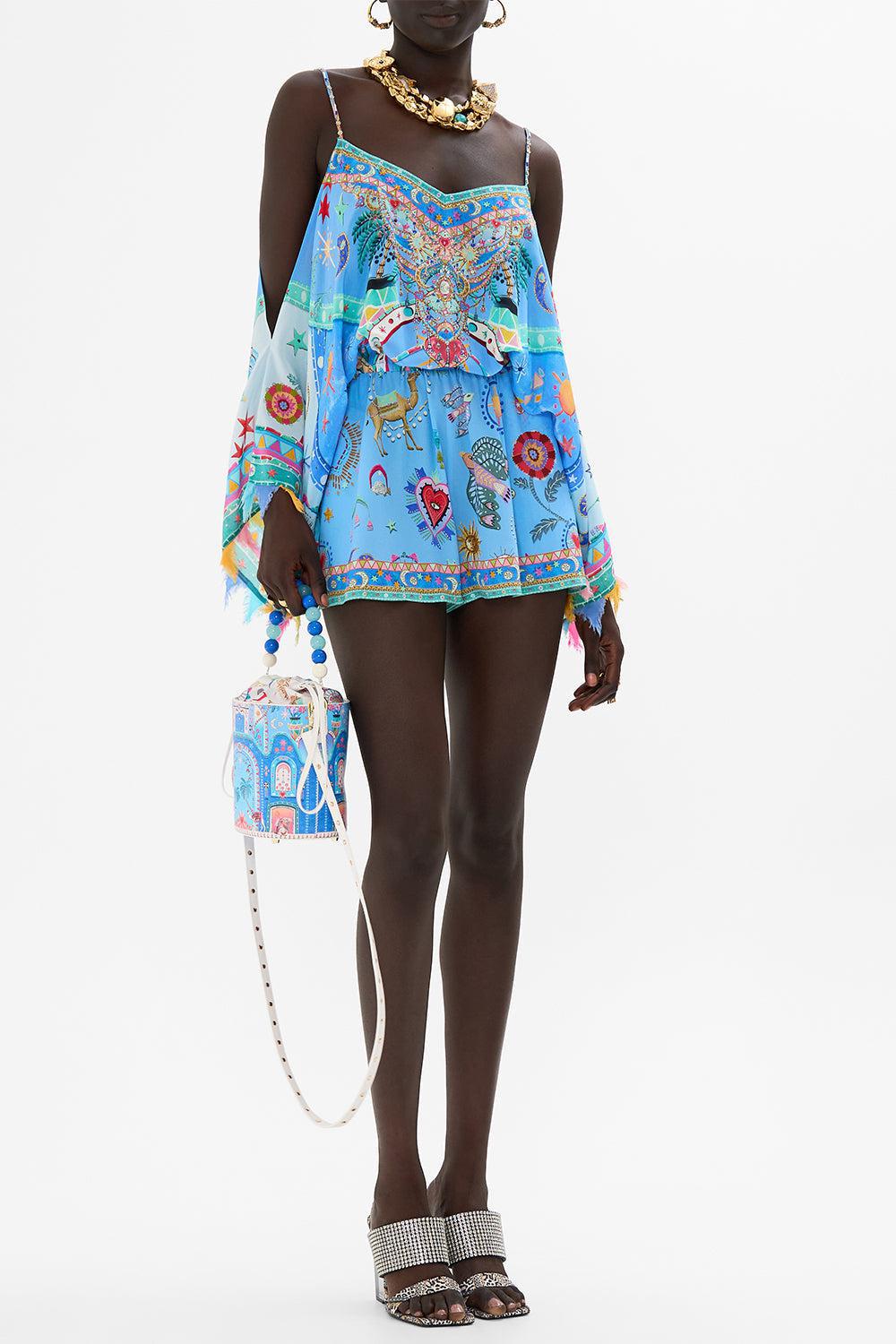DROP SHOULDER PLAYSUIT-PAINTVIL-XS-CLOTHINGPANTJUMPSUIT-CAMILLA
