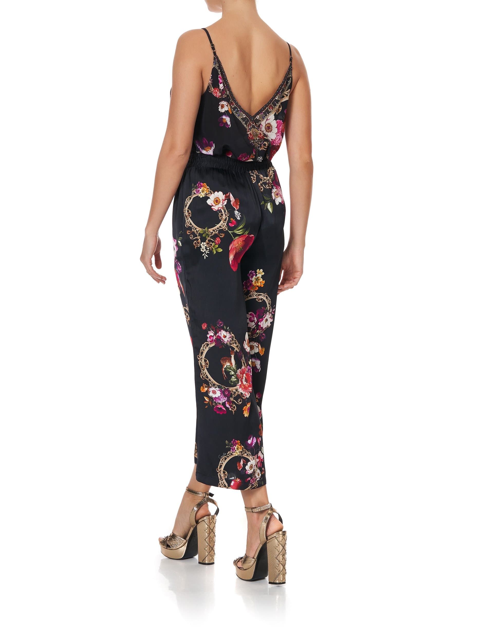 CAMILLA-Mirror Mirror Cropped Lounge Pant-