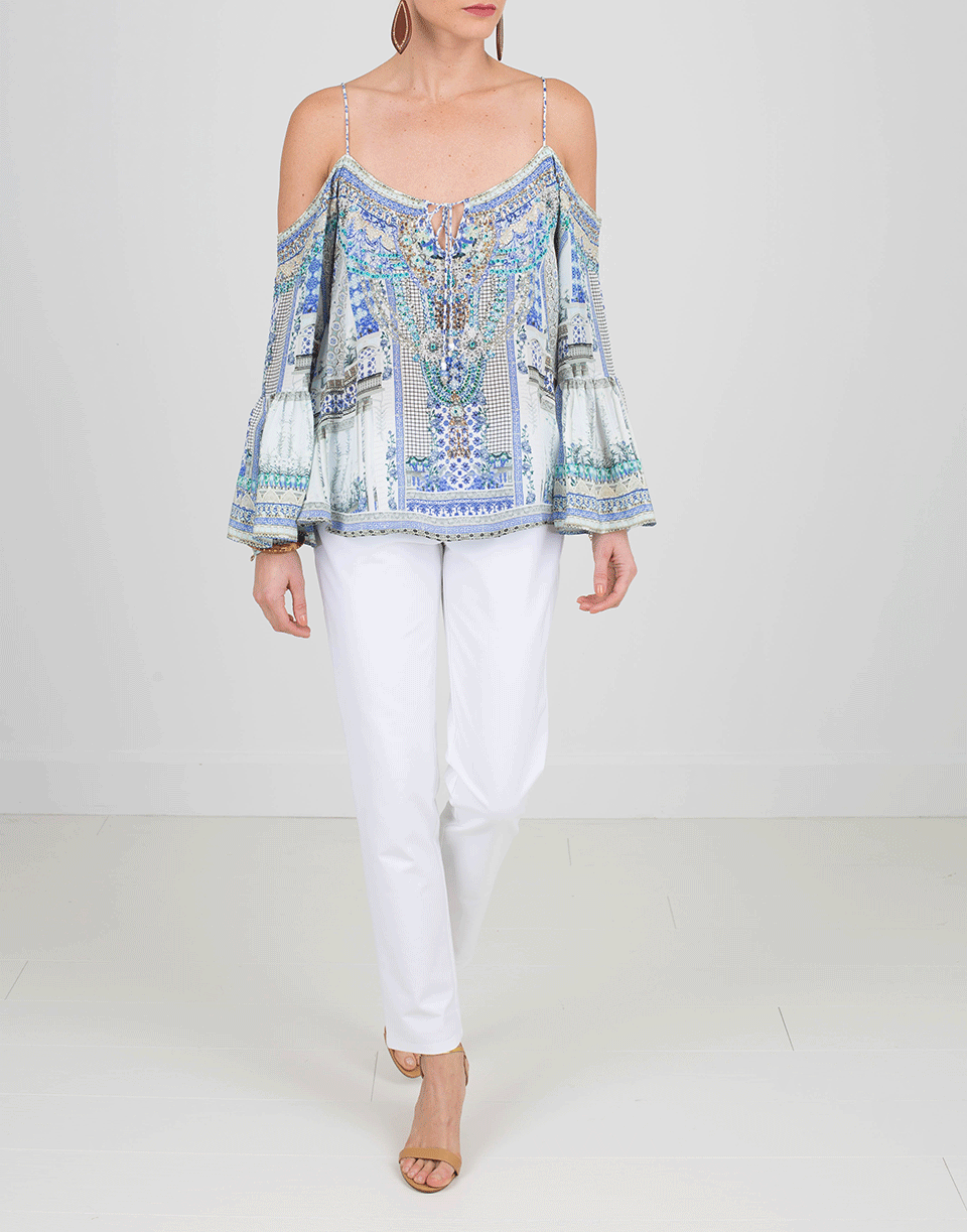 CAMILLA-Drop Shoulder Top-