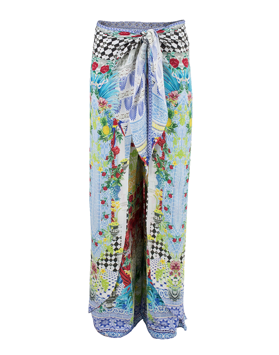 CAMILLA-Loose Trouser With Tie Front-