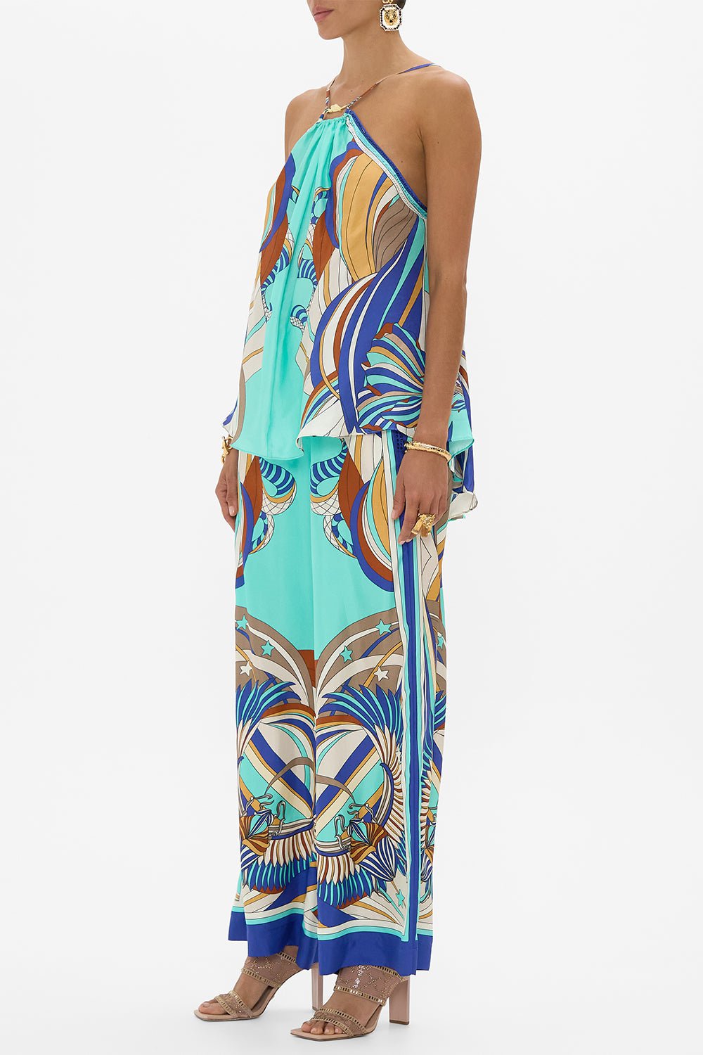 CAMILLA-Relaxed Panel Pant-