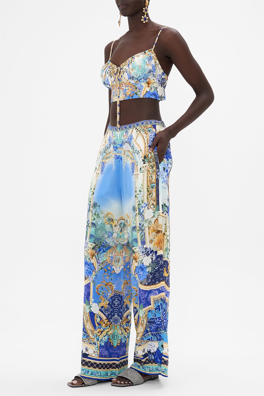 CAMILLA-Minimal Wide Leg Pant-