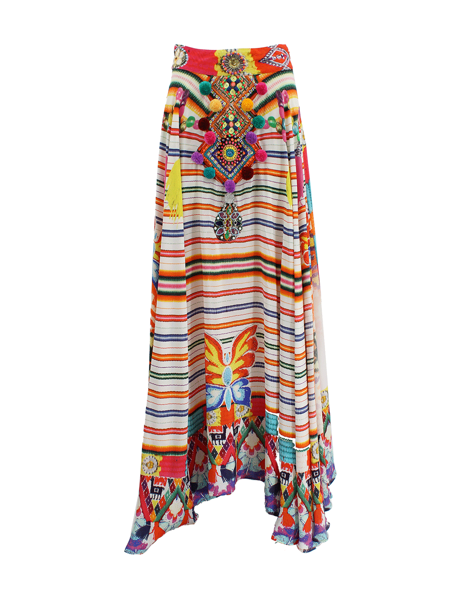 CAMILLA-Manta Print Circle Skirt-