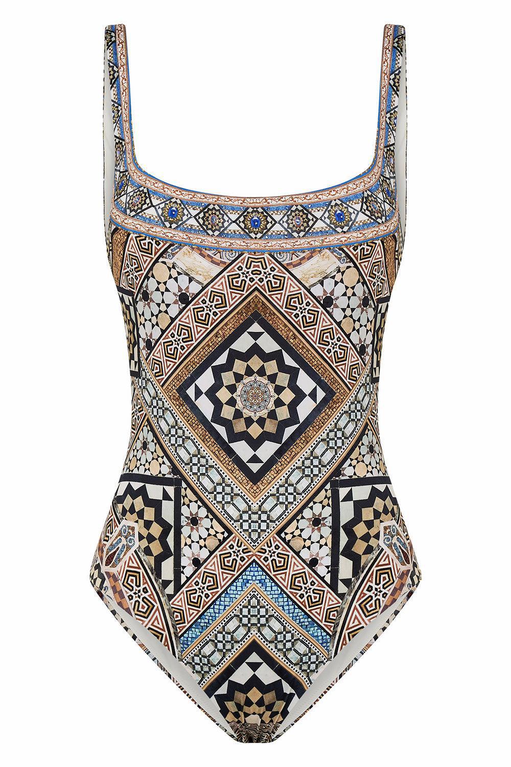 CAMILLA-Underwire Square Neck One Piece-