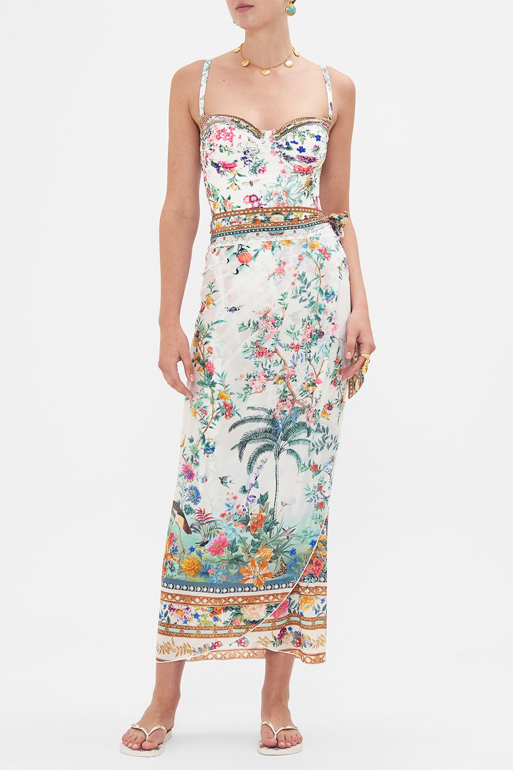 CAMILLA-Long Draped Sarong-PLMESPRT