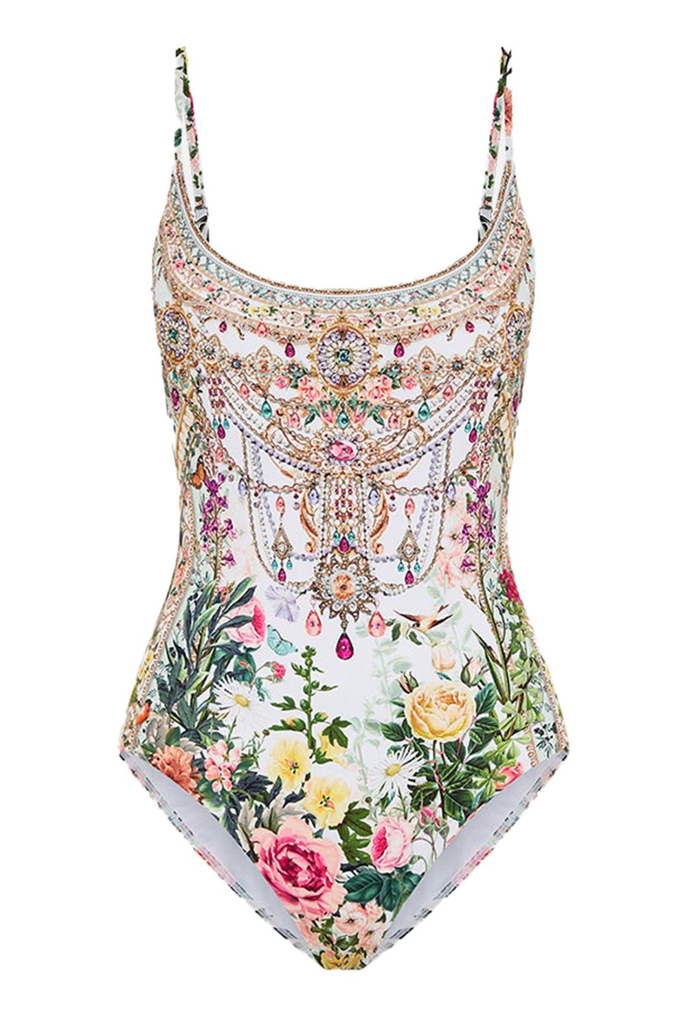 CAMILLA-Scoop Neck One Piece - Renaissance Romance-
