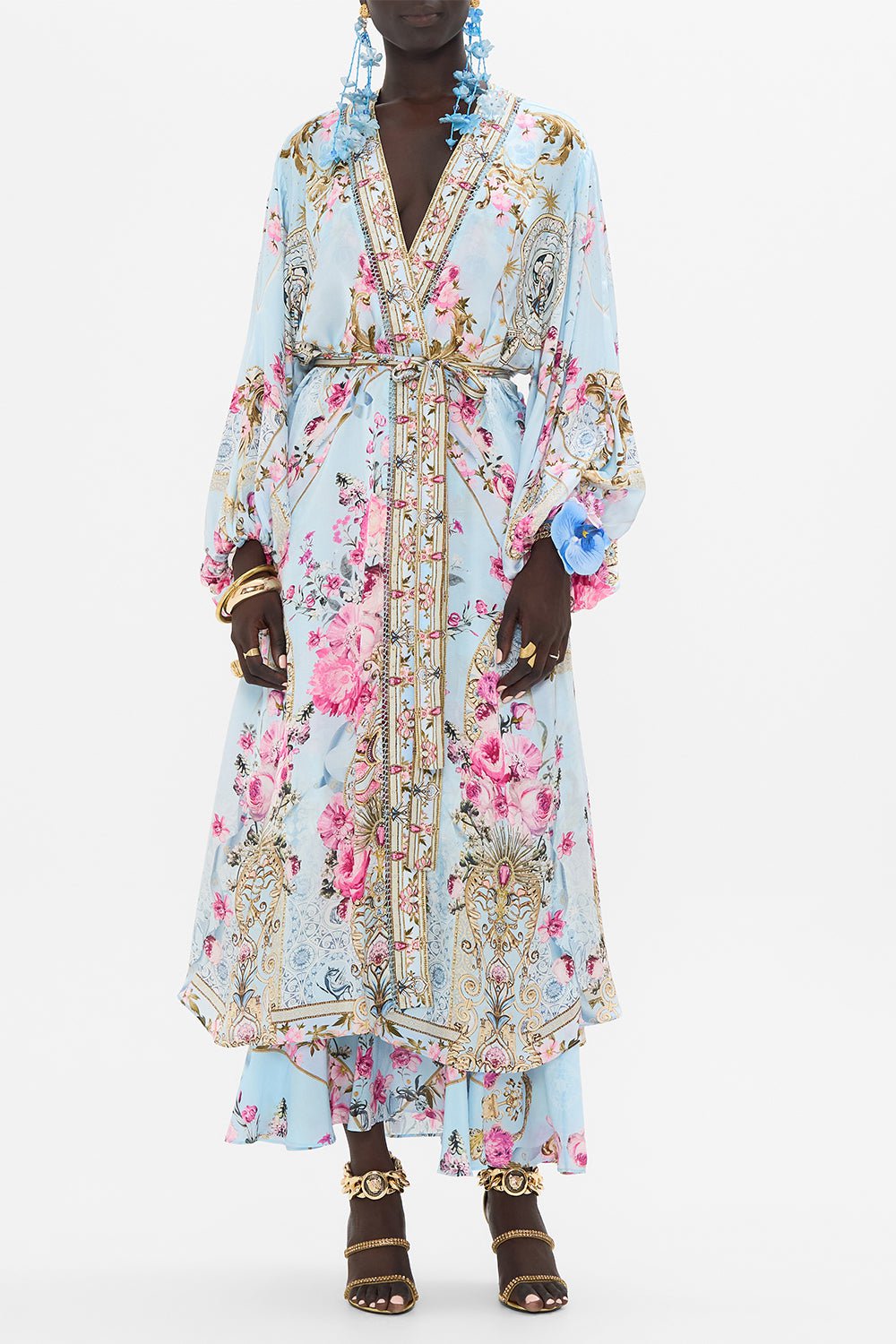 CAMILLA-Blouson Layer Dress-DOWNPATH