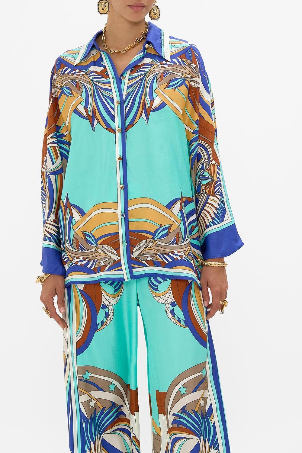 CAMILLA-Wide Sleeve Blouse-