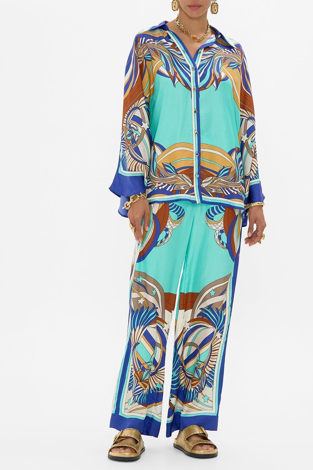 CAMILLA-Wide Sleeve Blouse-