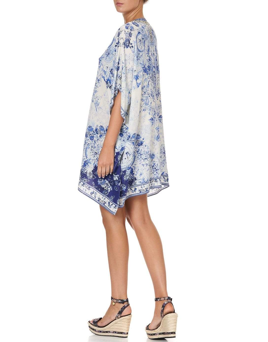 CAMILLA-High Tea Short Lace Up Kaftan-HIGH TEA