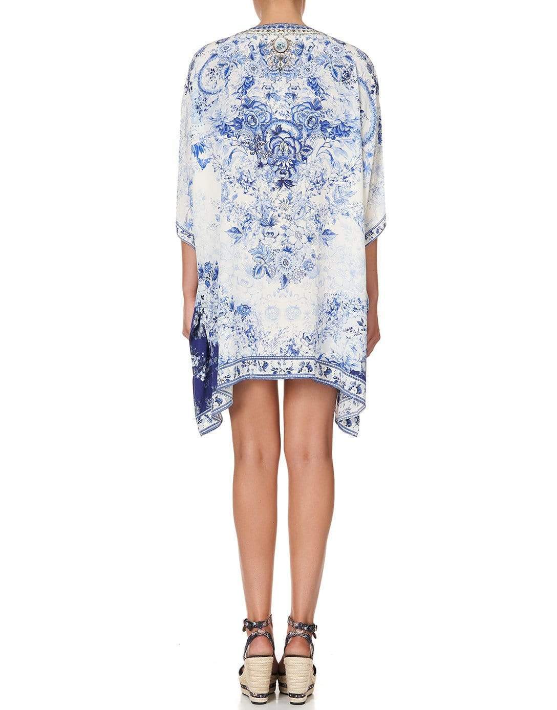 CAMILLA-High Tea Short Lace Up Kaftan-HIGH TEA