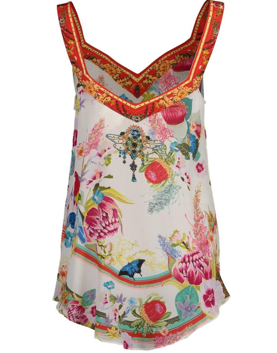 CAMILLA-Homeward Found V-Neck Strap Top-
