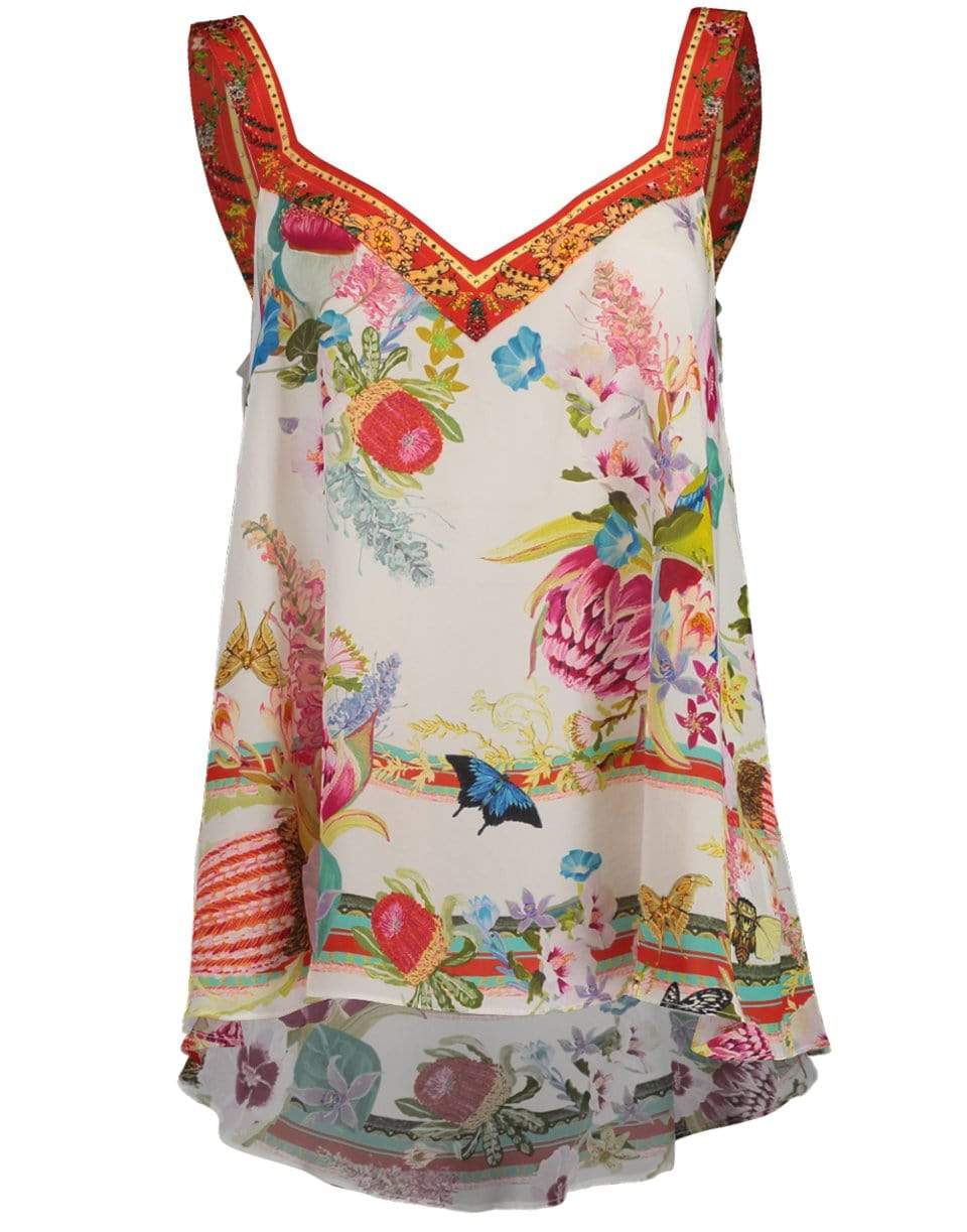 CAMILLA-Homeward Found V-Neck Strap Top-