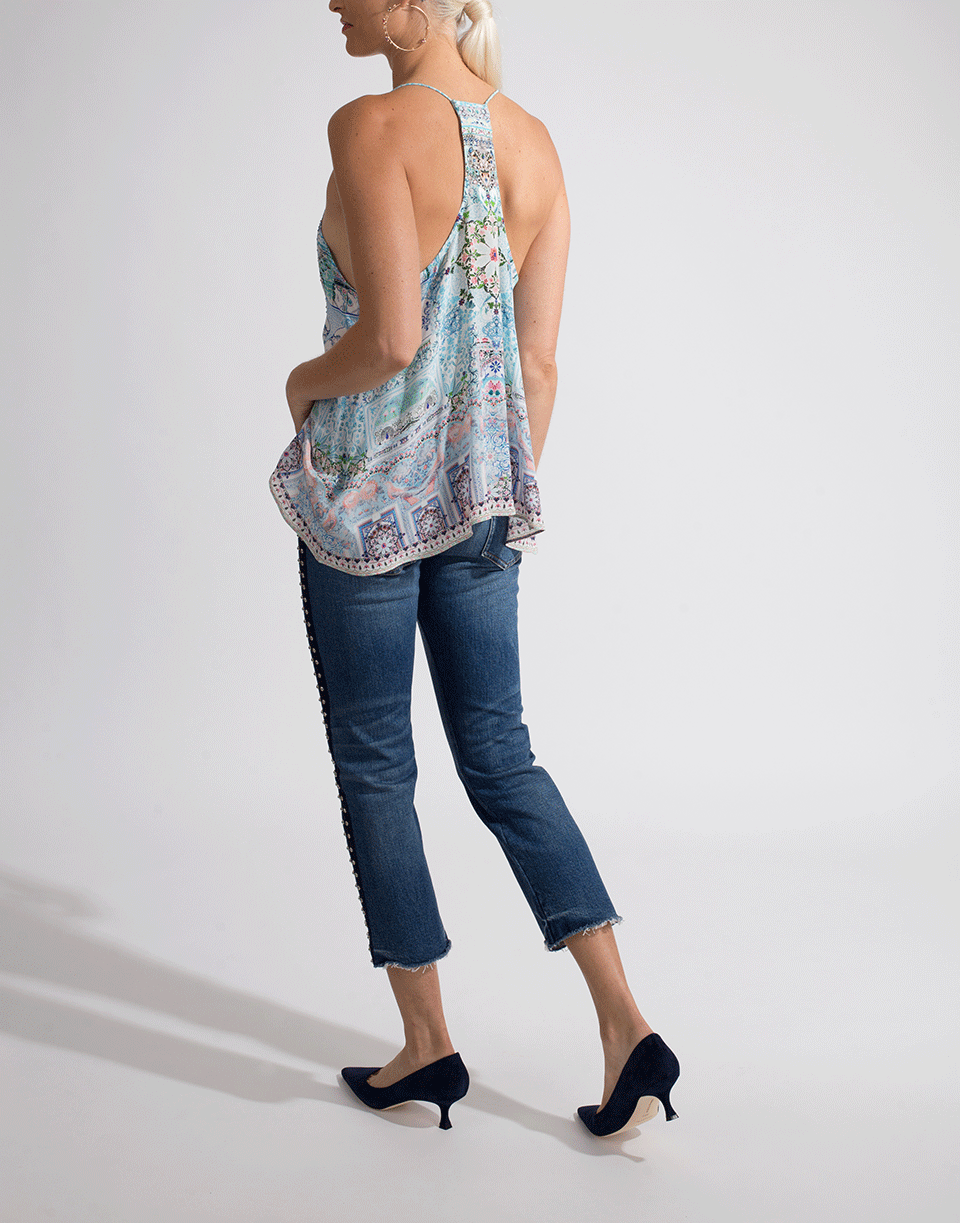 CAMILLA-T Back Shoe String Top-