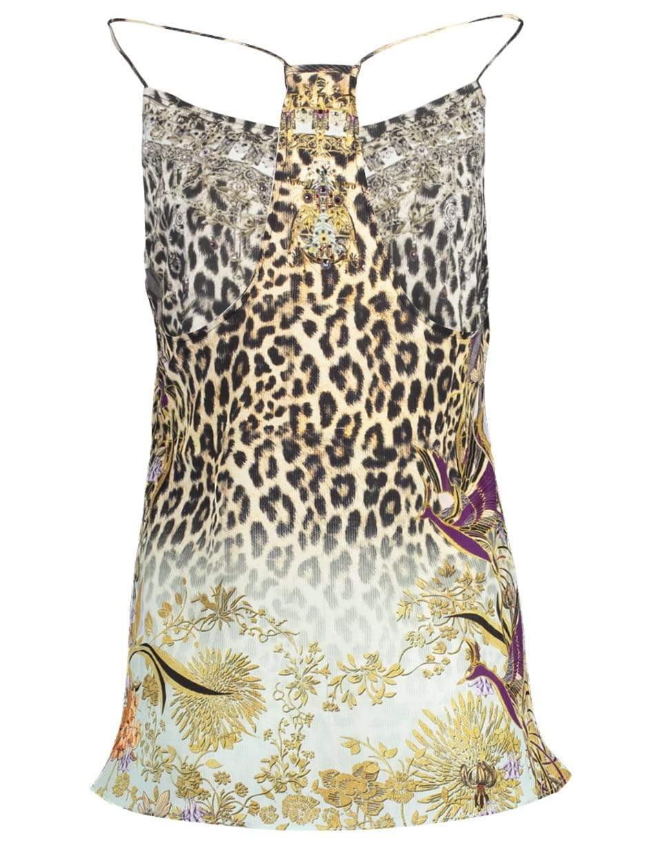 CAMILLA-Nomadic Nymph T-Back Shoestring Top-