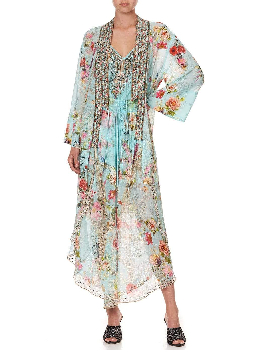 CAMILLA-A Royal Stitch Up Layering With Neck Bands-ROYAL