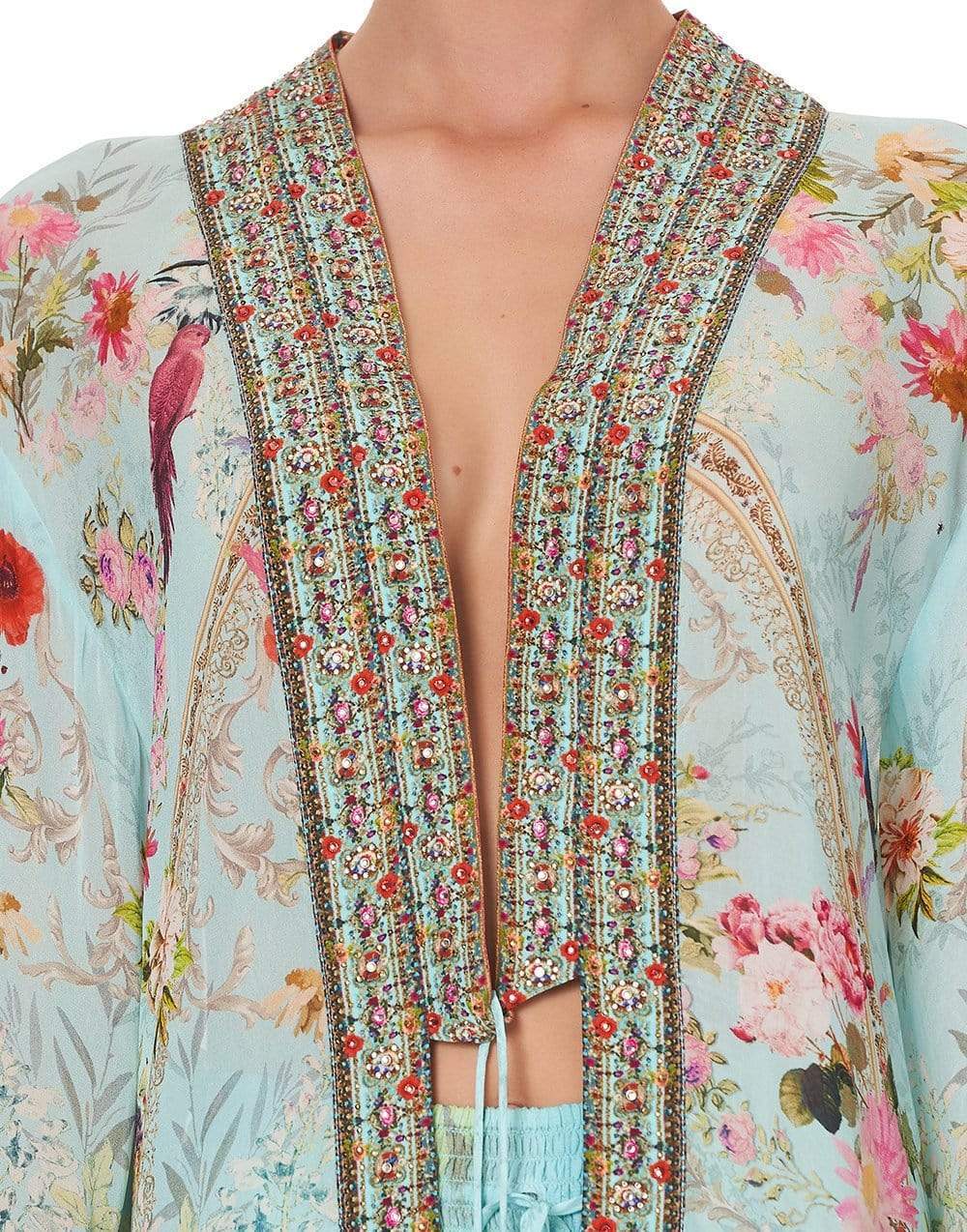 CAMILLA-A Royal Stitch Up Layering With Neck Bands-ROYAL