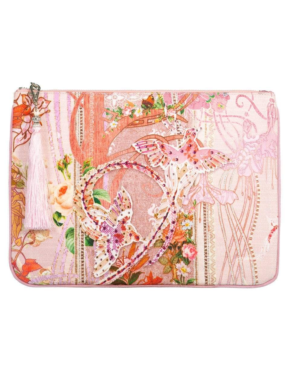 CAMILLA-Istenanya Small Canvas Clutch-INTENANY