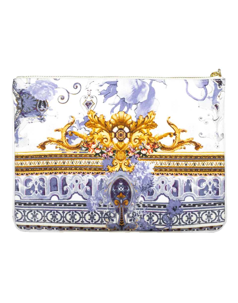 CAMILLA-Small Canvas Clutch-SAINT G