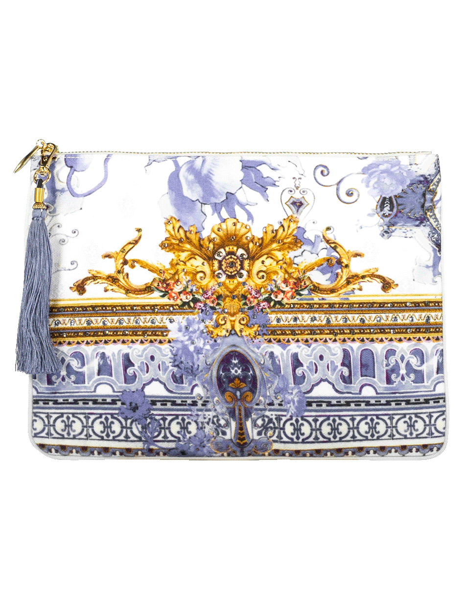 CAMILLA-Small Canvas Clutch-SAINT G