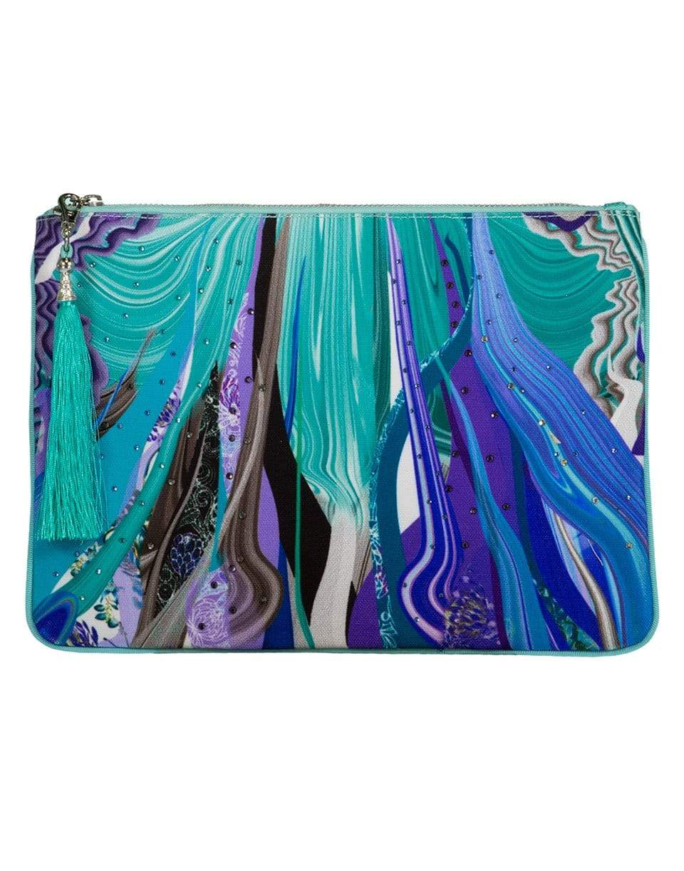 CAMILLA-Wategos Wanderlust Small Canvas Clutch-WATEGOSW