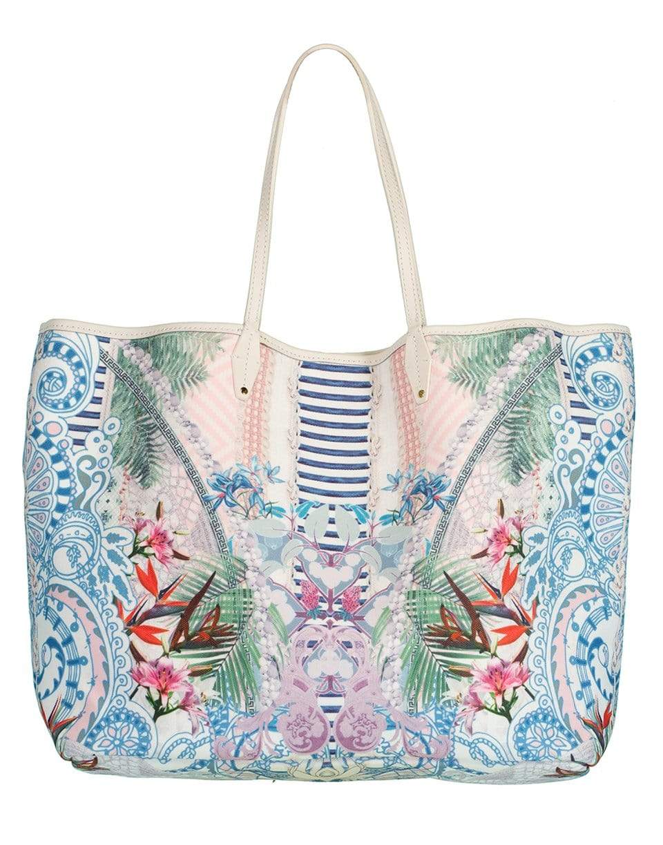 CAMILLA-Beach Shack Coated Canvas Tote-BEACHSHA