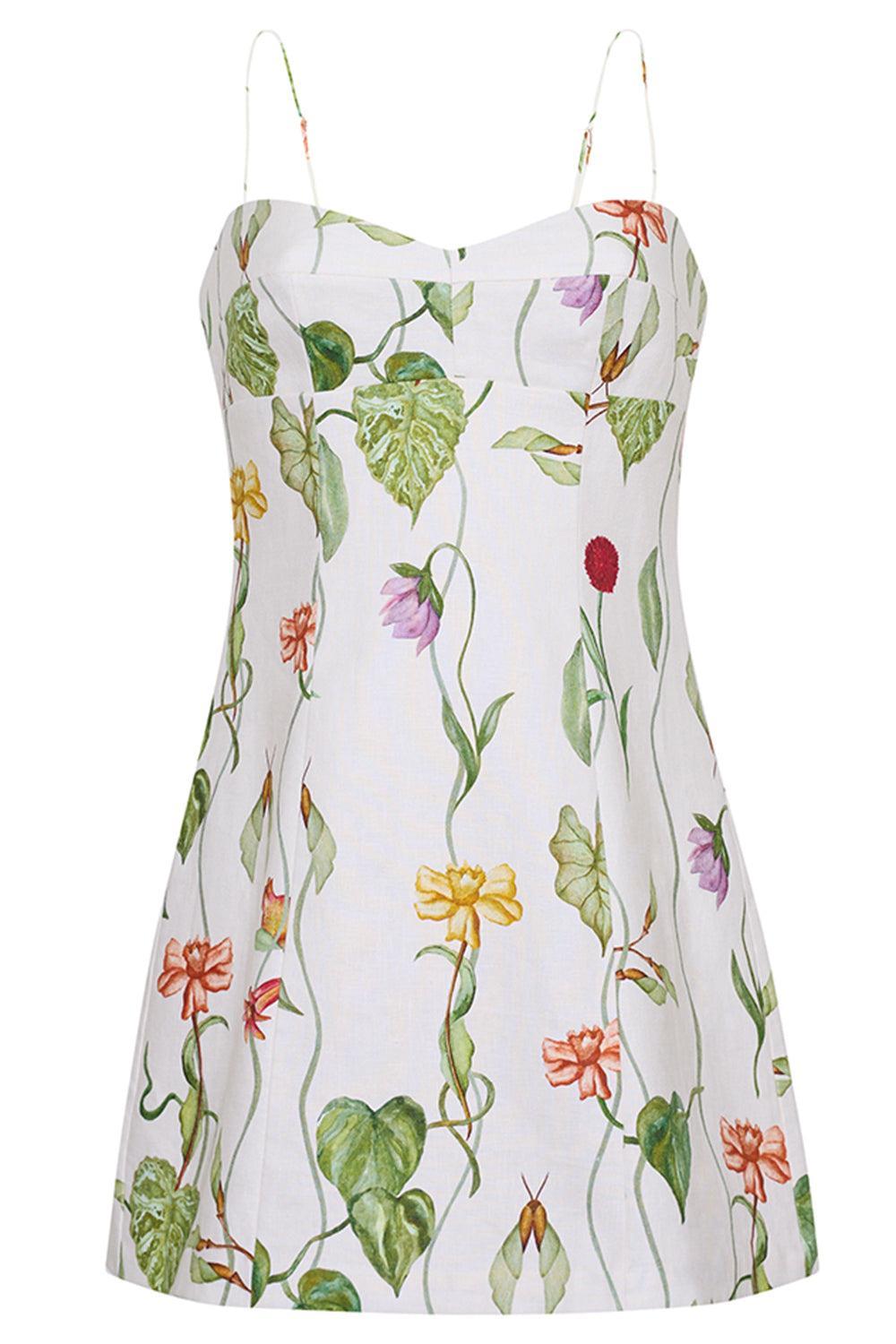 Cherry Mini Dress-FLORAL-0-CLOTHINGDRESSCASUAL-CARA CARA