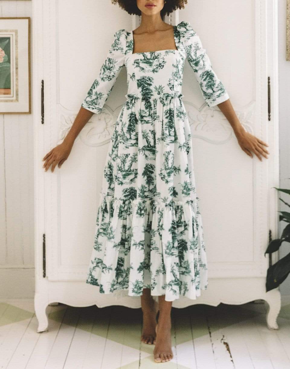 CARA CARA-Bluehill Forest Midi Dress-